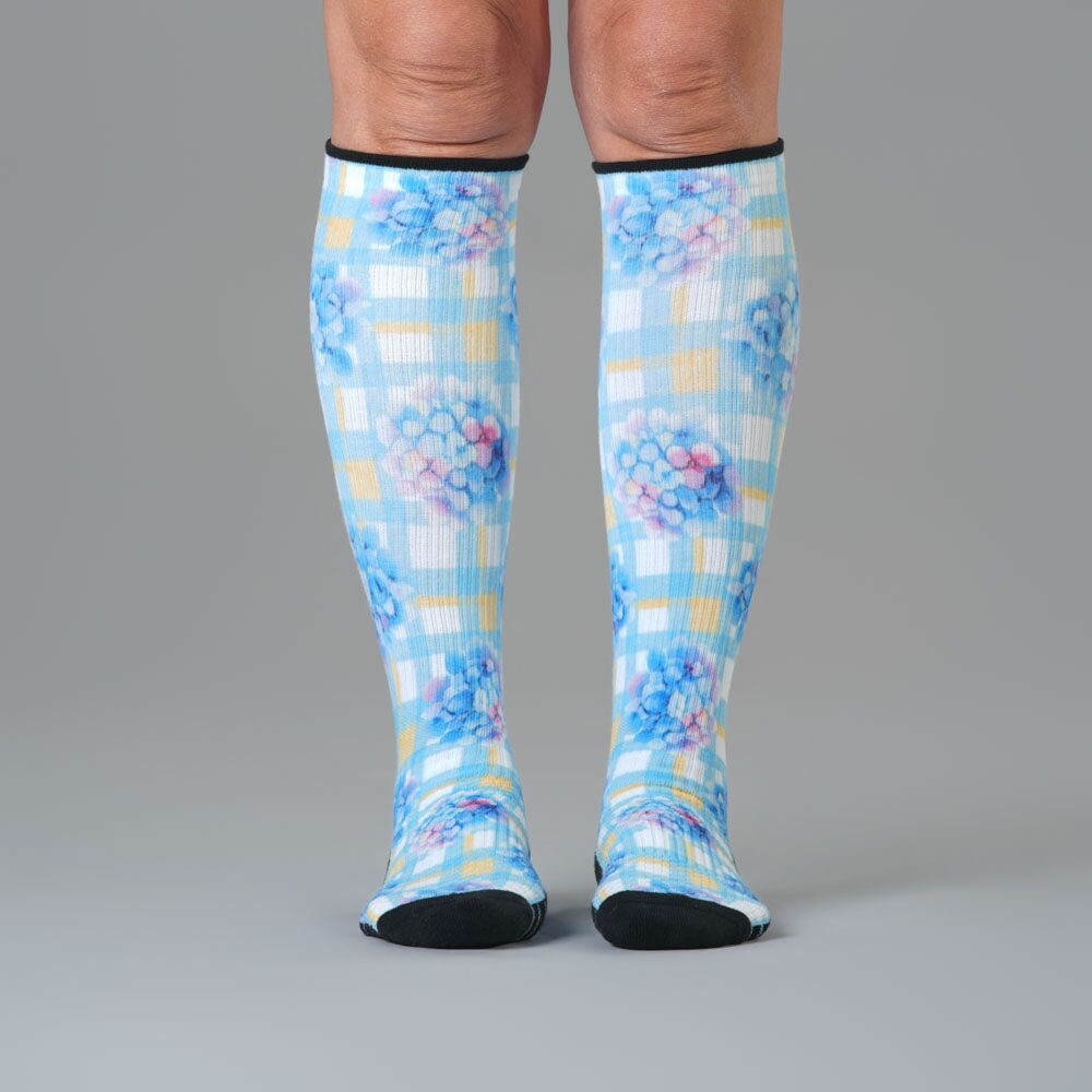 Picnic Flowers Compression Socks