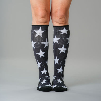 Retro Stars Compression Socks