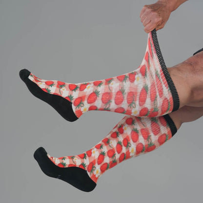 Strawberry Patch EasyStretch™ Socks