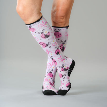 Pink Ladies Compression Socks