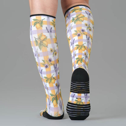 Lavender Lemon Compression Socks