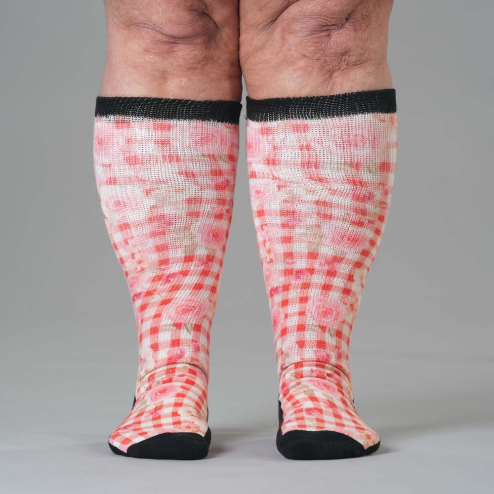 Cottage Rose EasyStretch™ Socks