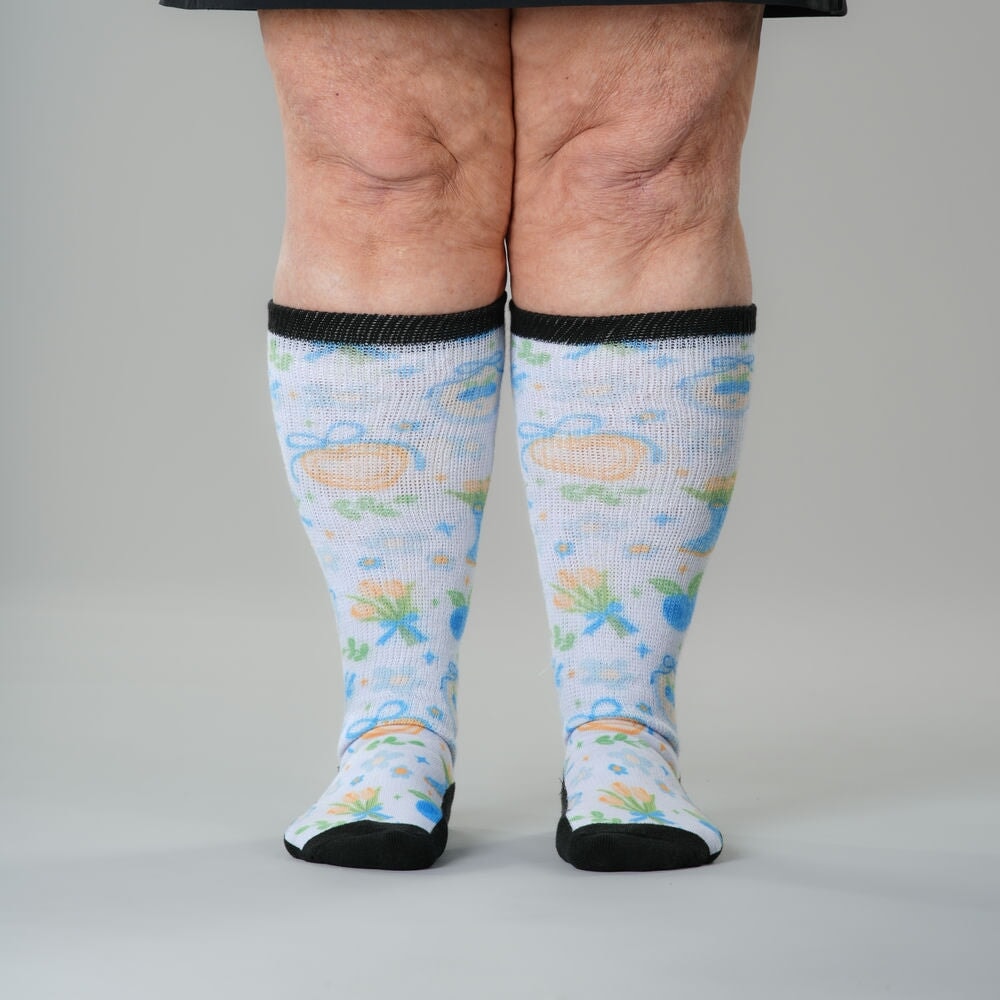 Berry Blue EasyStretch™ Socks