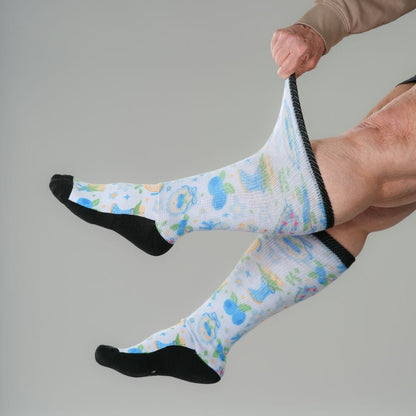 Berry Blue EasyStretch™ Socks