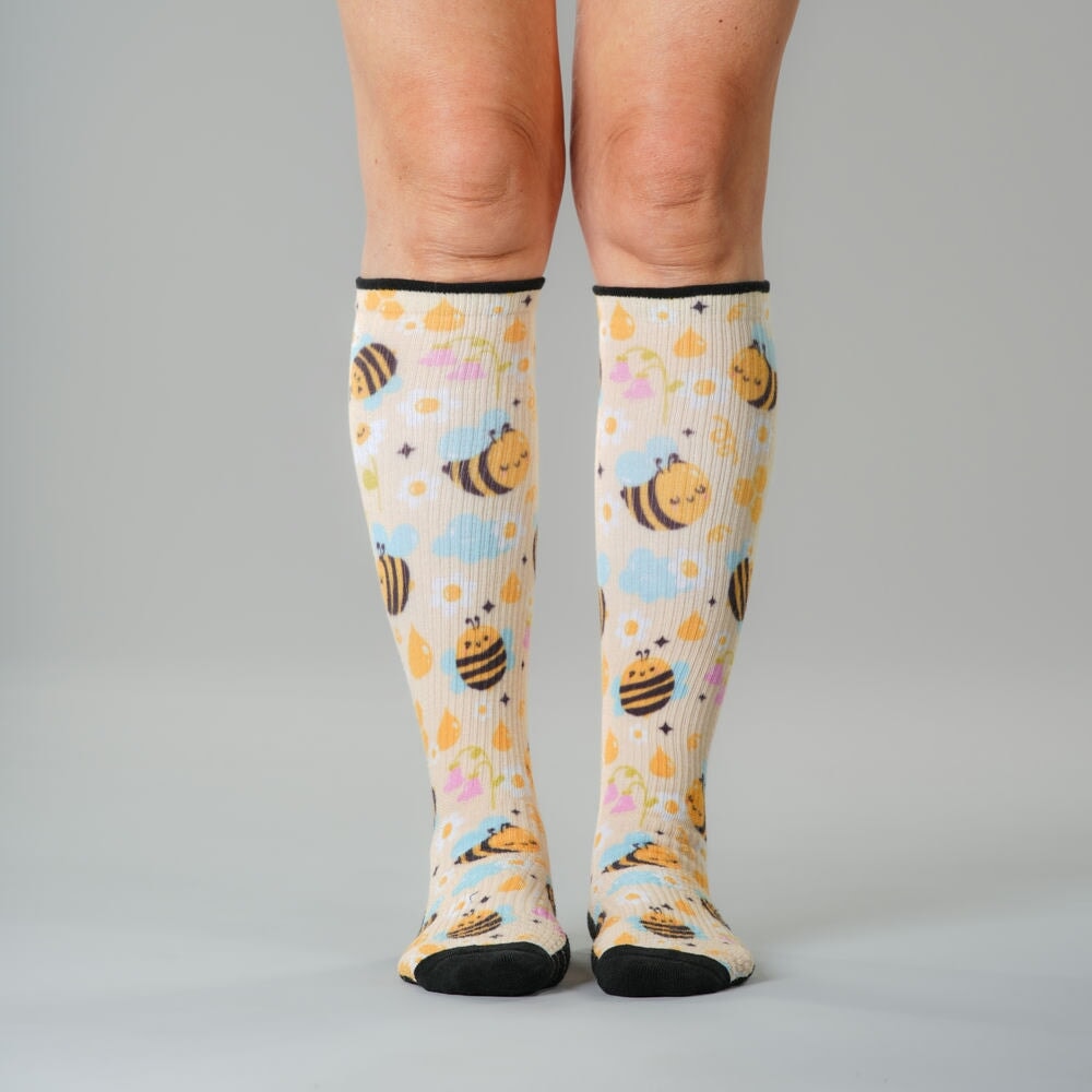 Busy Bee Compression Socks