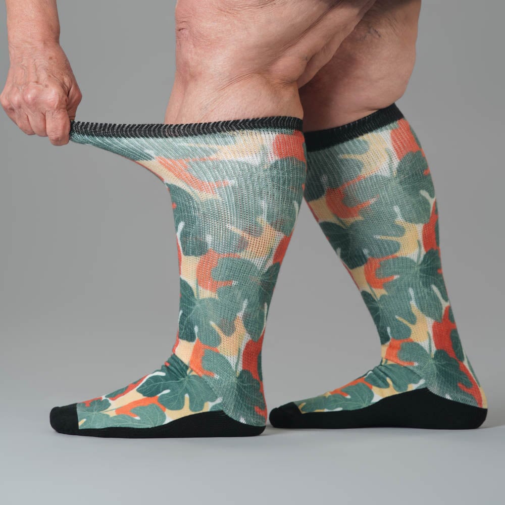 Jungle Leaves EasyStretch™ Socks