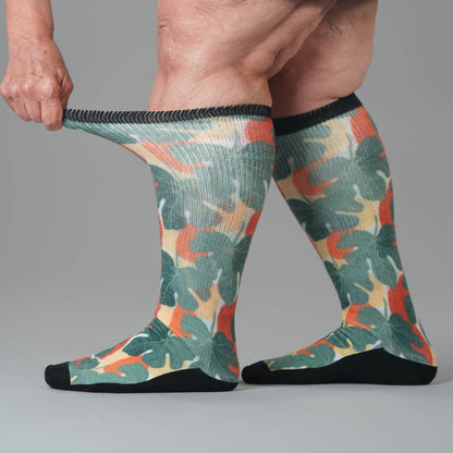 Jungle Leaves EasyStretch™ Socks