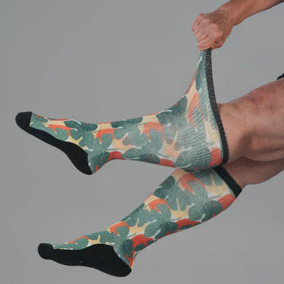 Jungle Leaves EasyStretch™ Socks