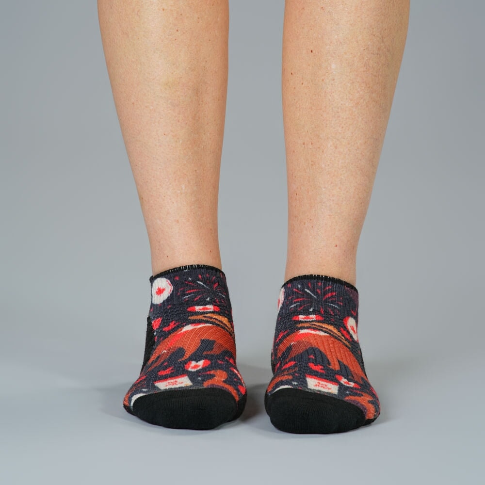Oh! Canada Ankle Compression Socks