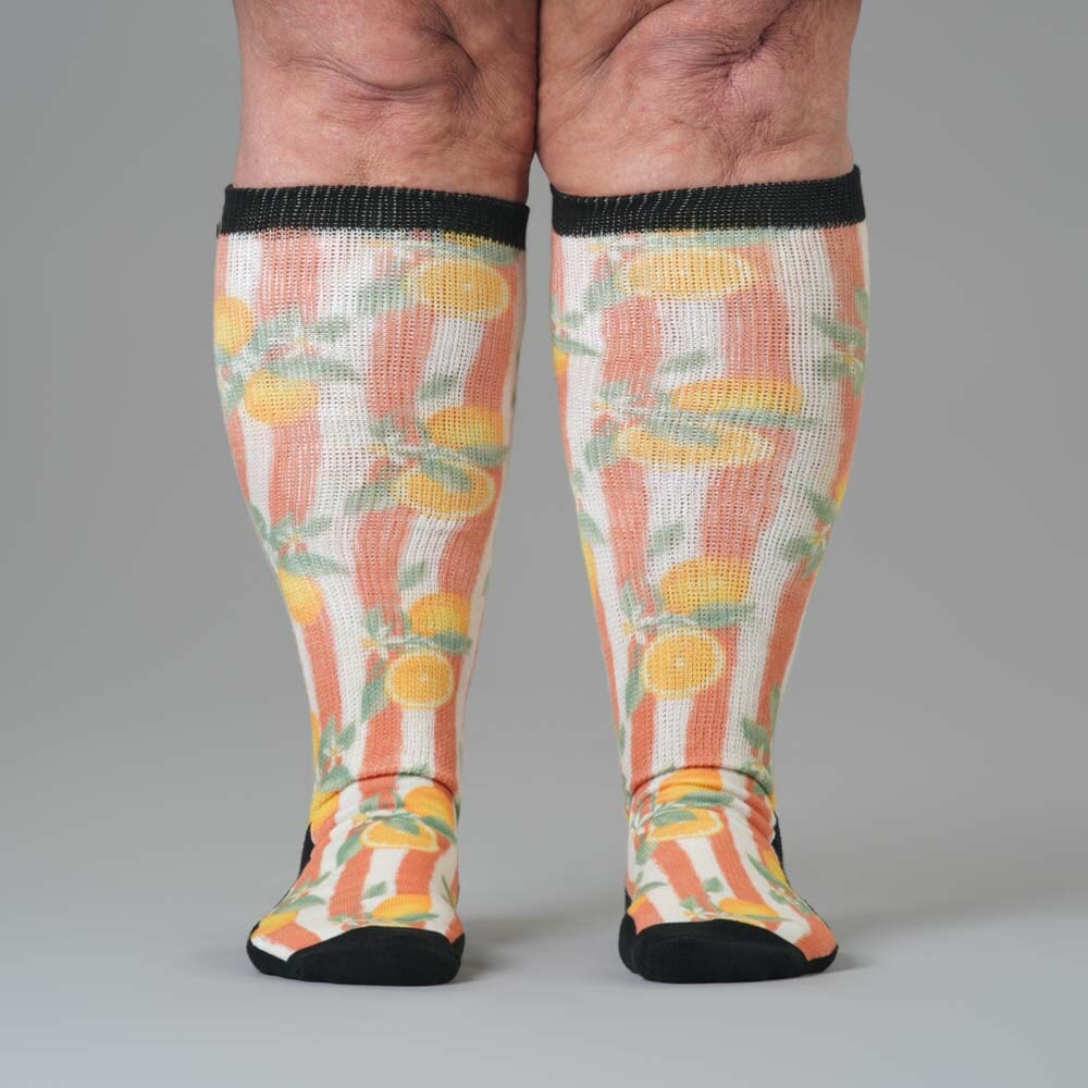 Lemon Stripes EasyStretch™ Socks