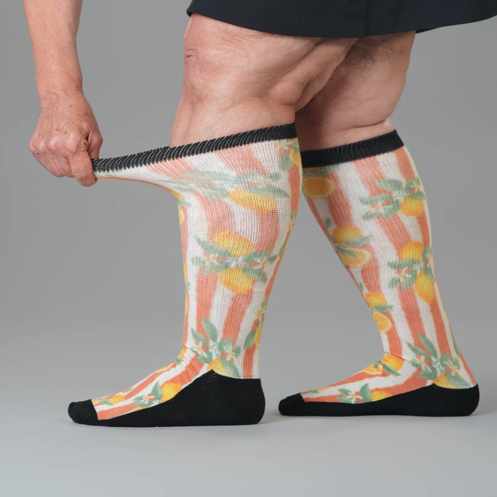 Lemon Stripes EasyStretch™ Socks