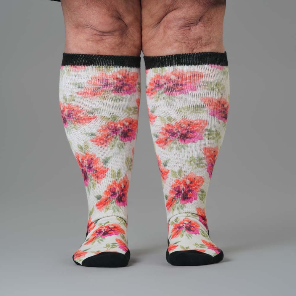 Pastel Petals EasyStretch™ Socks