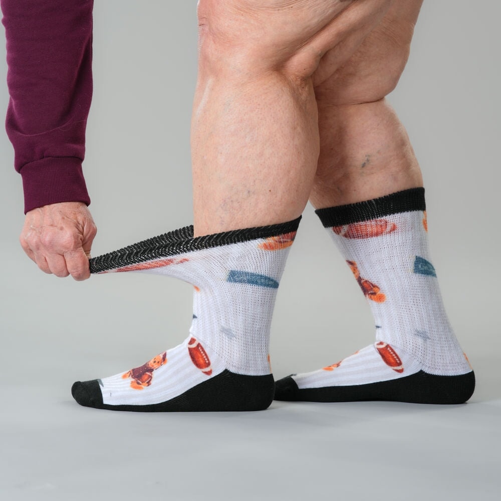 Touchdown Teddy EasyStretch™ Socks