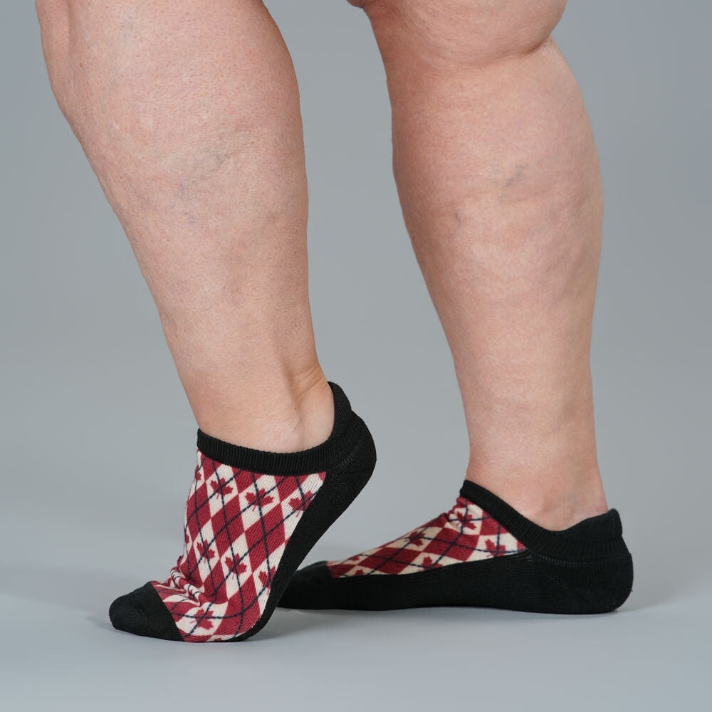 Canadian Argyle Ankle Socks