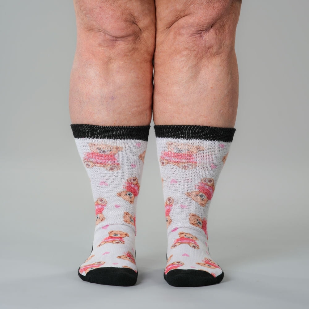 Sweetheart Bear EasyStretch™ Socks