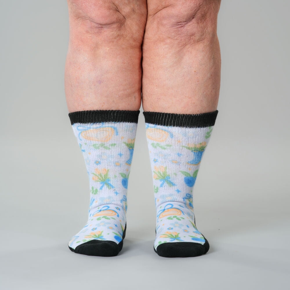 Berry Blue EasyStretch™ Socks