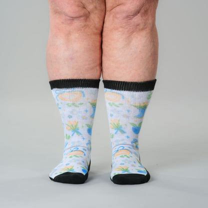 Berry Blue EasyStretch™ Socks