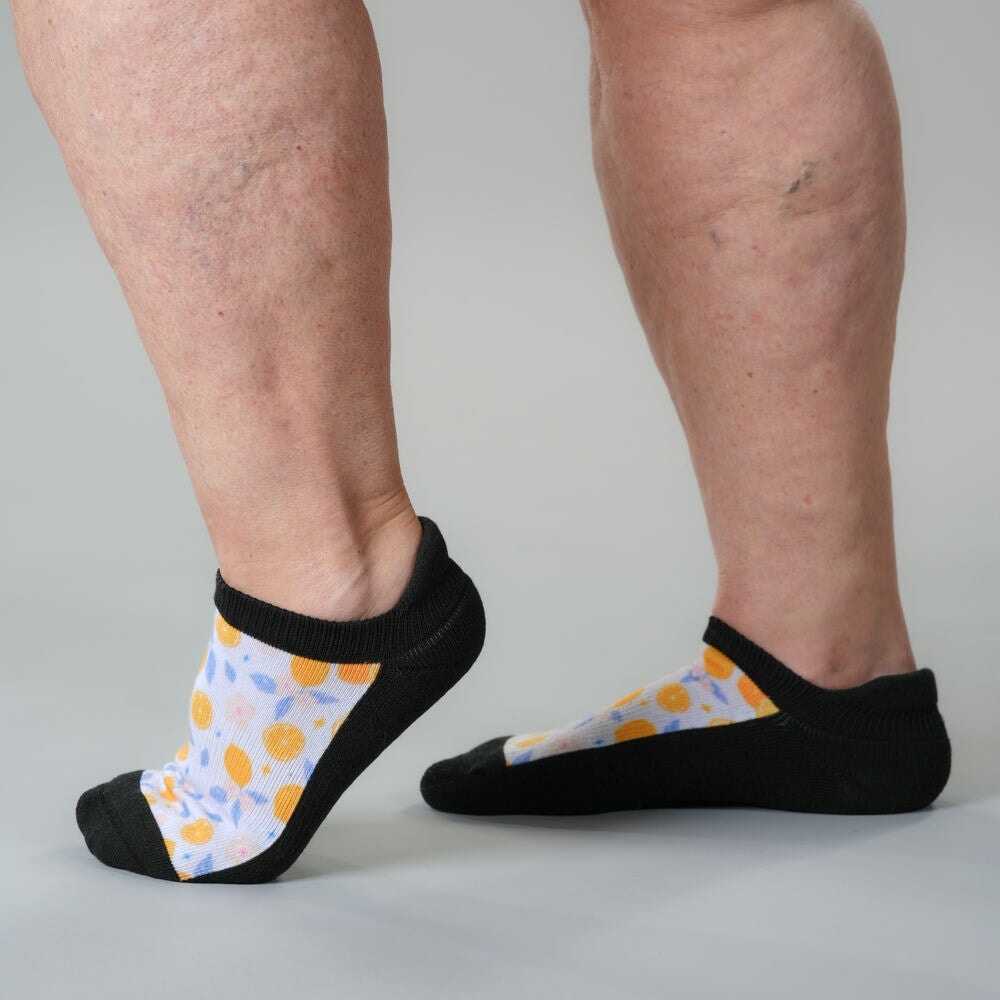 Lavender Lemon Ankle Socks