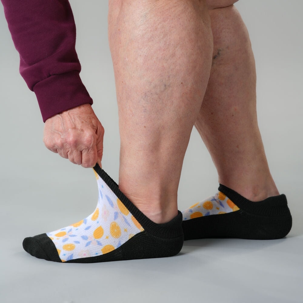Lavender Lemon Ankle Socks