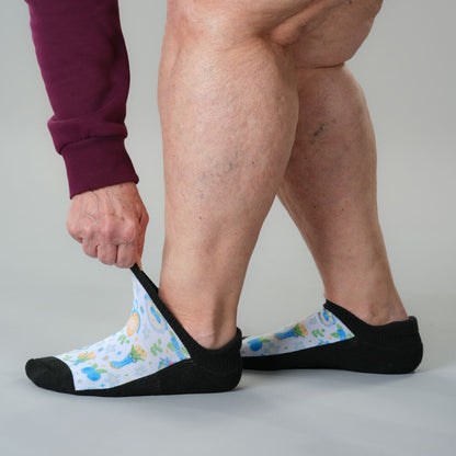 Berry Blue Ankle Socks