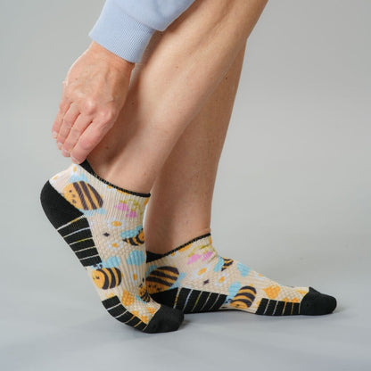 Busy Bee Ankle Compression Socks