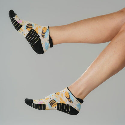 Busy Bee Ankle Compression Socks