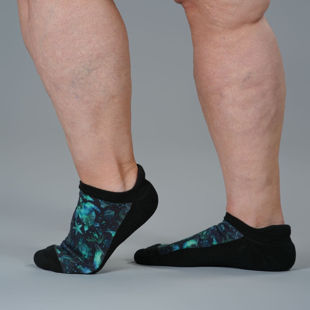 Mandala Ocean Ankle Socks