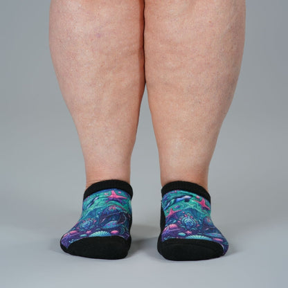 Iridescent Sealife Ankle Socks