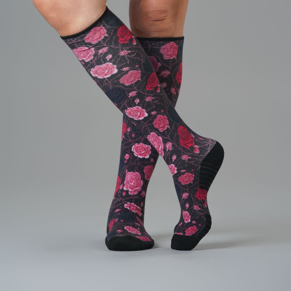 Dark Love Compression Socks