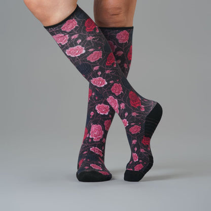 Dark Love Compression Socks