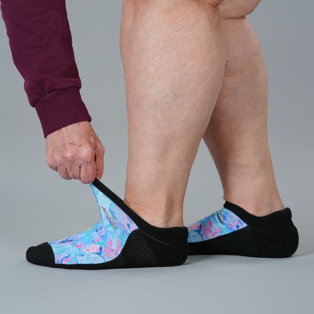 Pastel Reef Ankle Socks