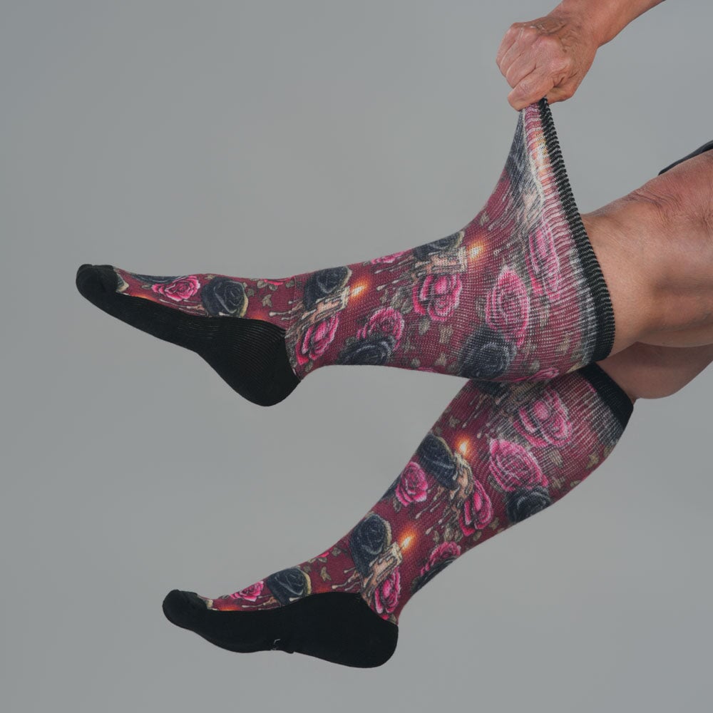 Gothic Rose EasyStretch™ Socks