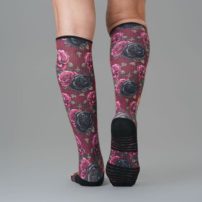 Gothic Rose Compression Socks