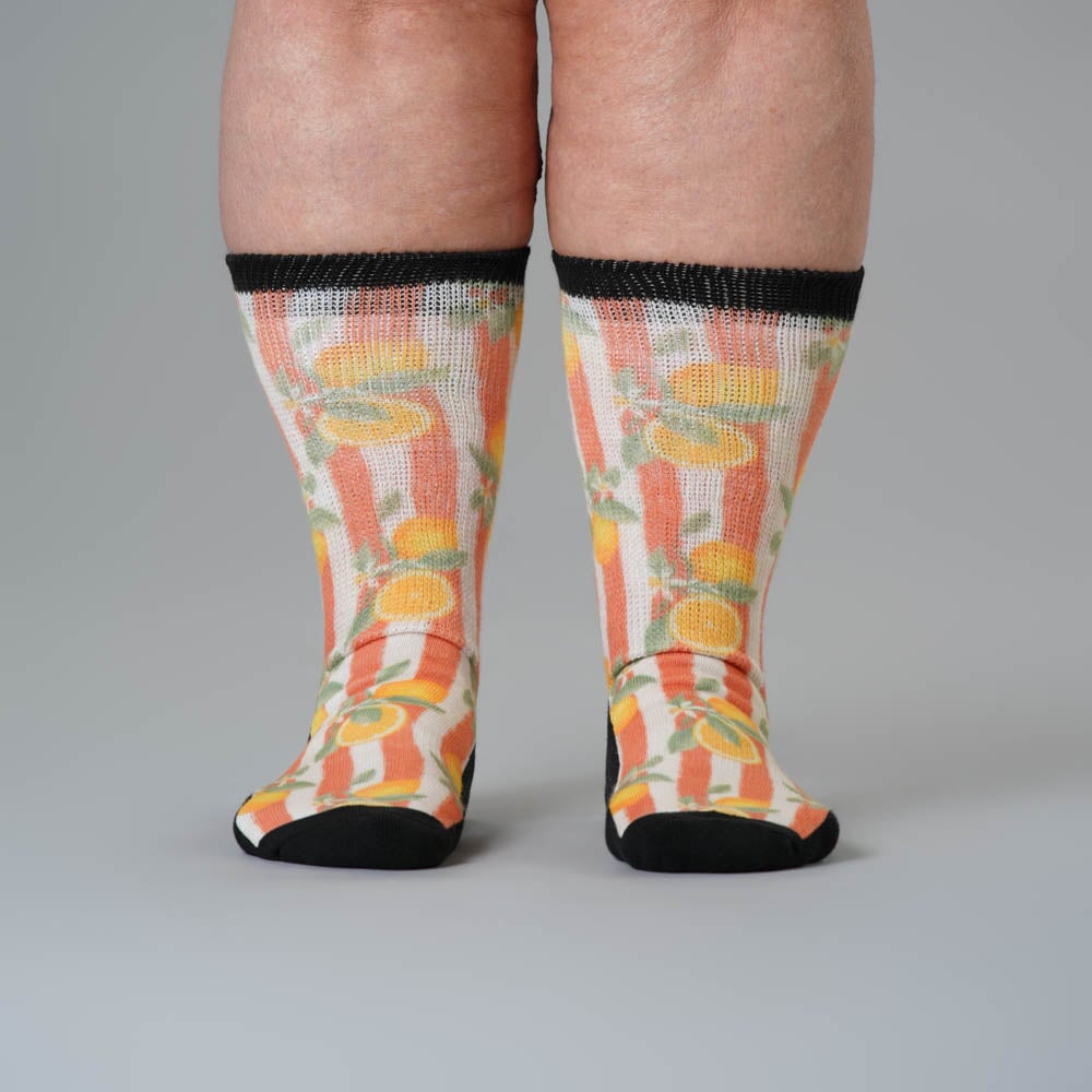 Lemon Stripes EasyStretch™ Socks