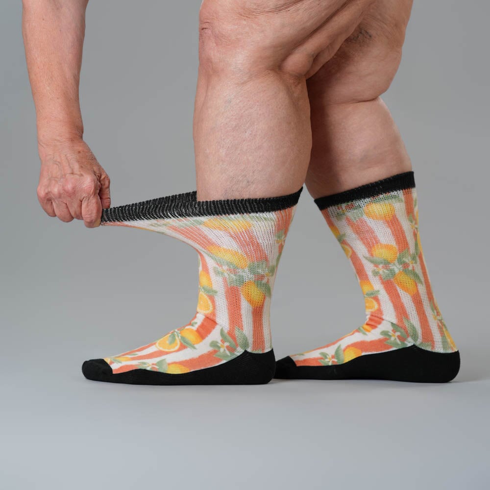 Lemon Stripes EasyStretch™ Socks