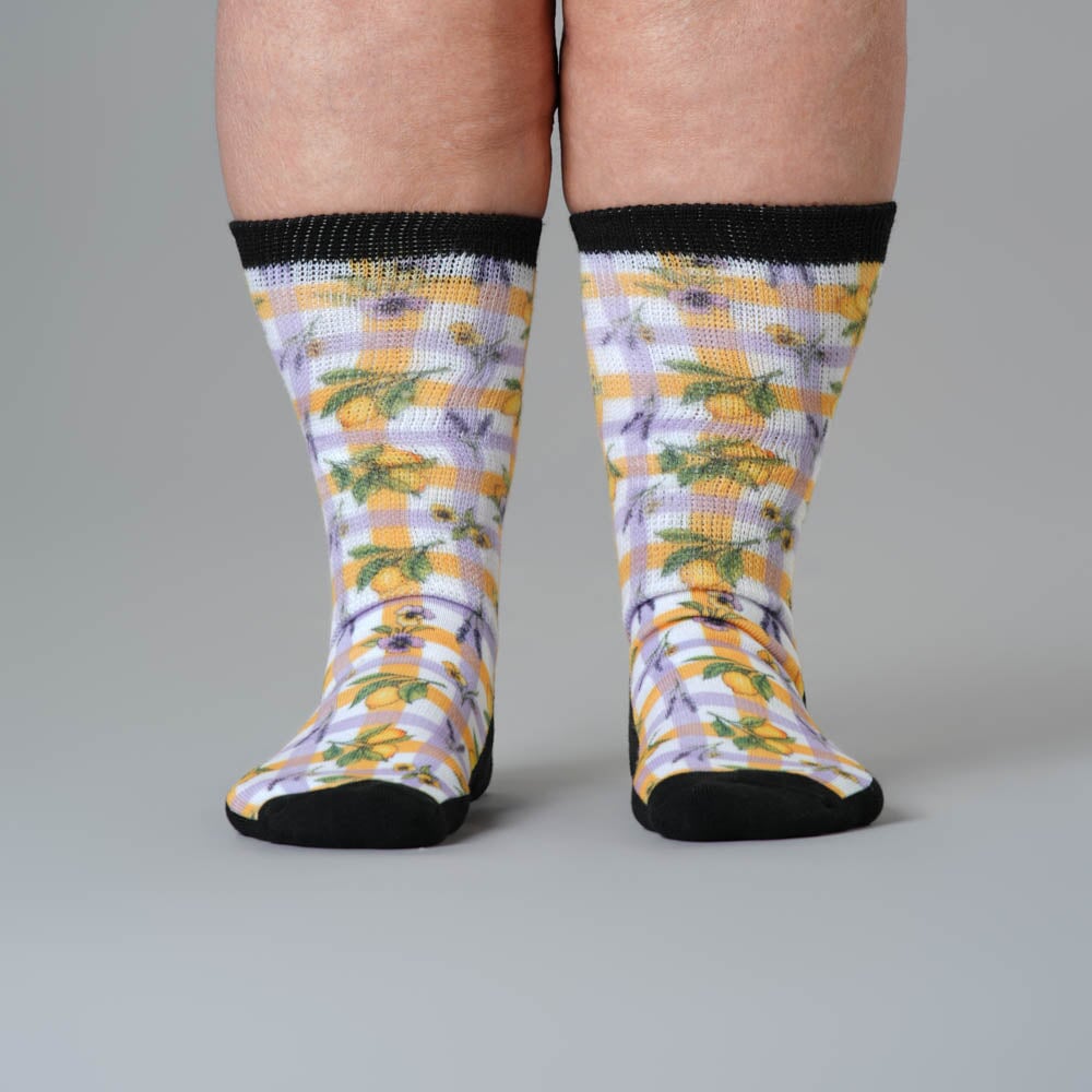 Lavender Lemon EasyStretch™ Socks