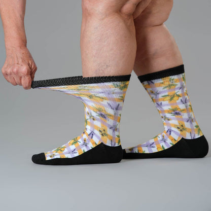 Lavender Lemon EasyStretch™ Socks