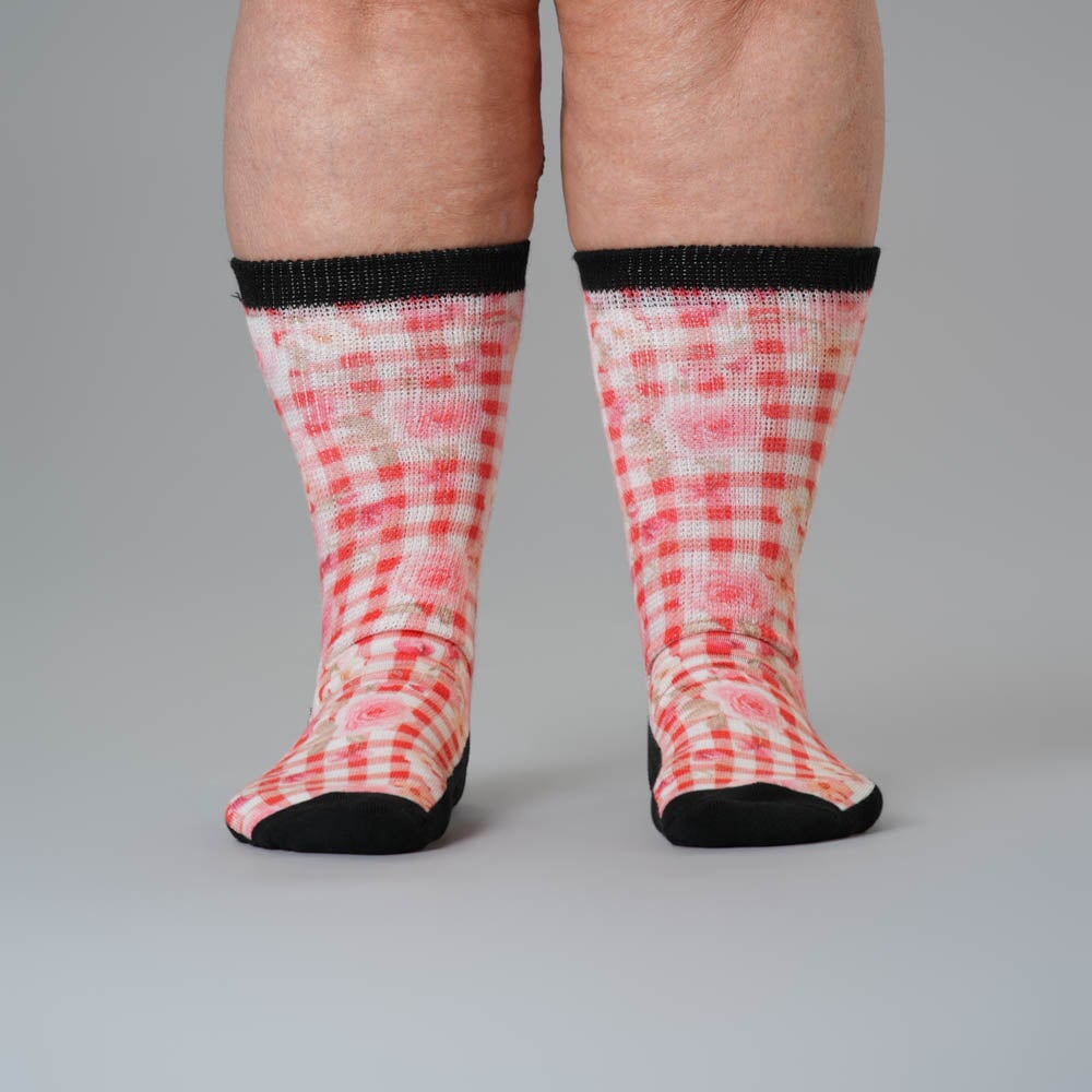Cottage Rose EasyStretch™ Socks