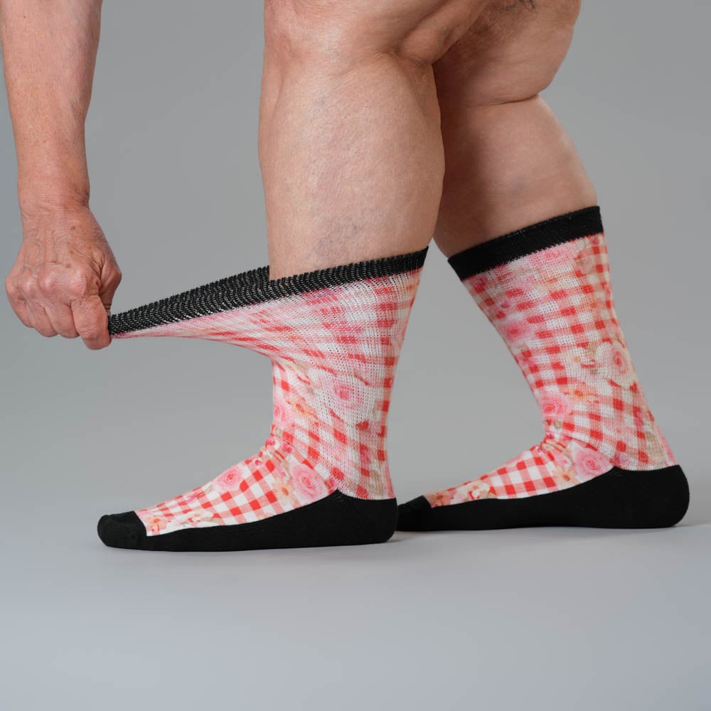 Cottage Rose EasyStretch™ Socks
