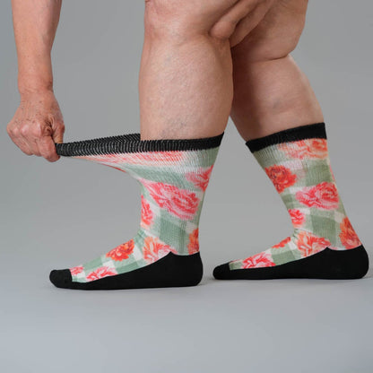 Peony Blooms EasyStretch™ Socks