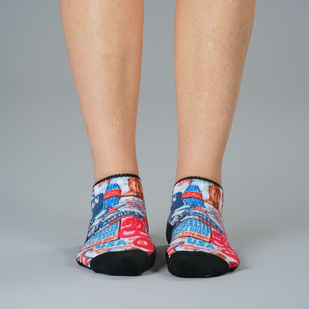Classic Americana Ankle Compression Socks