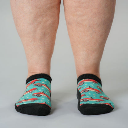 Retro Rocker Ankle Socks 5-Pack Bundle
