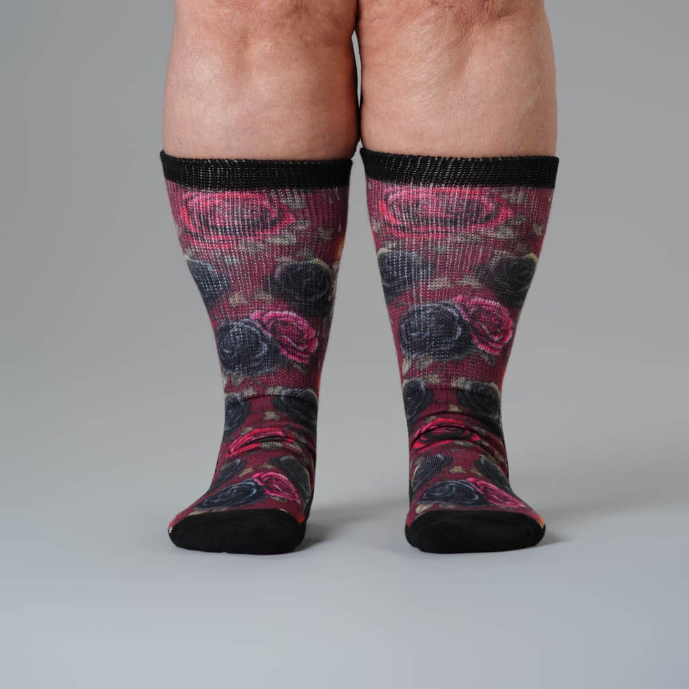 Gothic Rose EasyStretch™ Socks