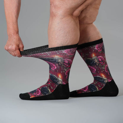 Gothic Rose EasyStretch™ Socks