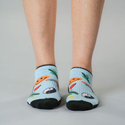Happy Vibes Ankle Compression Socks 5-Pack Bundle