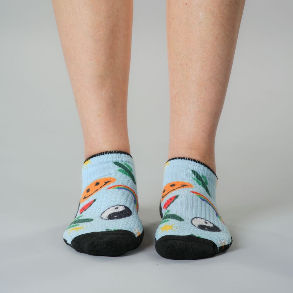 Peace Ankle Compression Socks