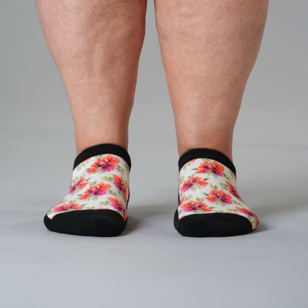 Pastel Petals Ankle Socks