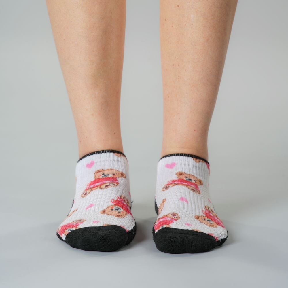 Sweetheart Bear Ankle Compression Socks
