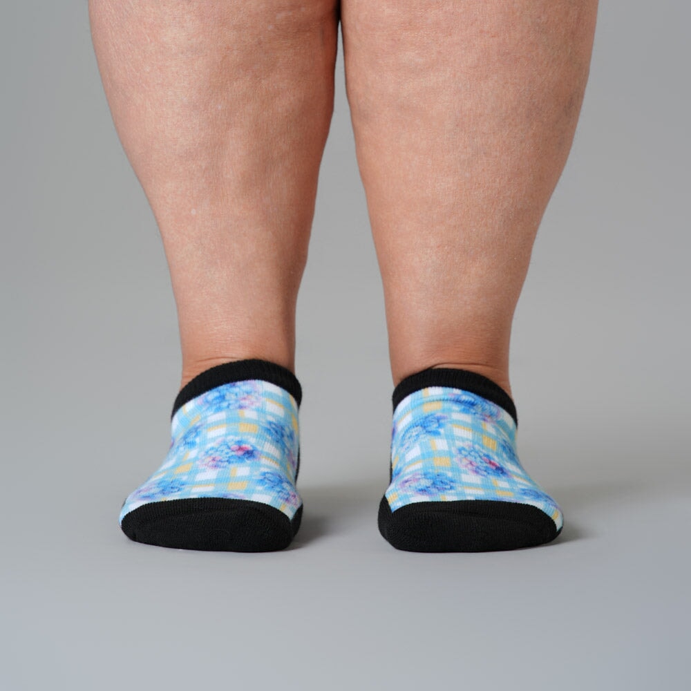 Gingham Garden Ankle Socks 5-Pack Bundle