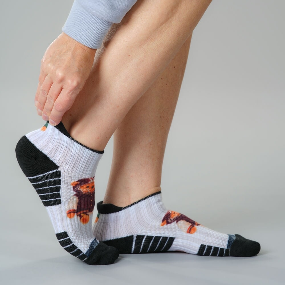 Touchdown Teddy Ankle Compression Socks